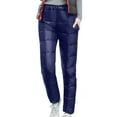 thumbnail image 2 of Quilted Snow Pants for Juniors Plus Size High Waisted Slim Fit Puffy Straight Leg Down Ski Pants, 2 of 6