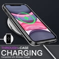 thumbnail image 2 of JETech 3 in 1 Case for iPhone 11 6.1-Inch, with 2-Pack Screen Protector and 2-Pack Camera Lens Protector, Full Coverage Tempered Glass Film, Shockproof Bumper Phone Cover (Black), 2 of 7