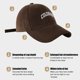 thumbnail image 3 of Gorra de béisbol informal todo en uno, suave, con textura de pelo molido, gorra de pato para las cuatro estaciones, primavera y otoño, 1 ud., 3 of 6