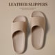 thumbnail image 1 of Zapatillas de baño de plataforma gruesa para mujer, chanclas antideslizantes de suela suave de EVA para interiores, 2023, 1 of 7