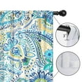 thumbnail image 4 of Blackout Kids Curtains,Blue Paisley and Floral Pattern Childrens Insulated Curtains Set Of 2,Bedroom Essentials,Toddler Room Decor 42x63in(106x160cm), 4 of 5