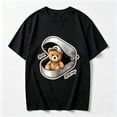 thumbnail image 2 of Women's Cotton T Shirts Graphic Tee Tops Bear Vintage Print Short Sleeve T-Shirt, 2 of 5