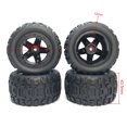thumbnail image 4 of Neumático Rc 4 Uds RC neumático antideslizante goma rueda neumáticos suave RC neumático para 1/16 1/14 1/12 RC coche Tmvgtek libre de BPA, 4 of 9