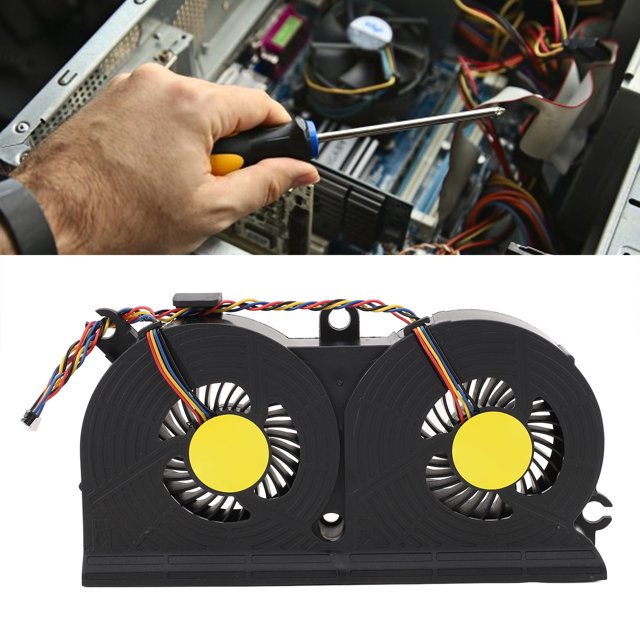Ventilador de Enfriamiento de CPU de Computeradora, Reemplazo de Ventilador de Enfriamiento de PC Confiable para 733489-001 DFS602212M00