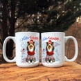 thumbnail image 3 of Hello Winter Shetland Sheepdog Smiling in Red Scarf Hat Welcome Christmas Mug Sheltie Dog Lover Gifts Coffee Tea Cup - 00017, 3 of 4