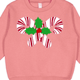 thumbnail image 3 of Inktastic Candy Canes and Holly Christmas Toddler Sweatshirt, 3 of 4