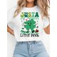 thumbnail image 1 of Women's St. Patrick's Day Nurse Lucky Clover T-Shirt, Casual Crew Neck, Short Sleeves, Regular Length, 1 of 6