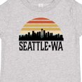 thumbnail image 4 of Inktastic Seattle Washington Skyline Sunset Boys or Girls Baby T-Shirt, 4 of 5