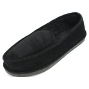 VENTANA Mens House Shoes Comfy Corduroy Slippers Moccasin Slip On