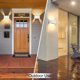 thumbnail image 5 of Aplique de pared LED para interior y exterior, IP65, resistente al agua, para interior y exterior, moderno aplique de pared para dormitorio, sala de estar, entrada, iluminación ajustable de, 5 of 5