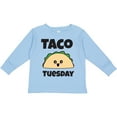 thumbnail image 3 of Inktastic Kawaii Taco Tuesday Boys or Girls Long Sleeve Toddler T-Shirt, 3 of 5