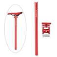 thumbnail image 4 of de sillín de bicicleta de aleación de aluminio, accesorios ajustables, equilibrio de varilla de tubo de bicicleta Rojo 339x600mm kusrkot Tija de sillín de bicicleta, 4 of 7