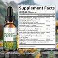 thumbnail image 3 of Mullein Drops for Lungs - Liquid Mullein Leaf Extract for Lungs Cleanse - Mullein Leaf Extract 1000MG for Lung Cleanse, Respiratory, Immunity - Pure Mullein Extract Drops - Non-GMO, 2 fl oz, 3 of 3