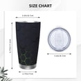 thumbnail image 4 of KLL Modern Hexagonal Neon Grid Print 40oz Stainless Steel Insulated Car Cup with Spillproof Lid - Keep Your Drink Hot or Cold on the Go-Without Straw, 4 of 8