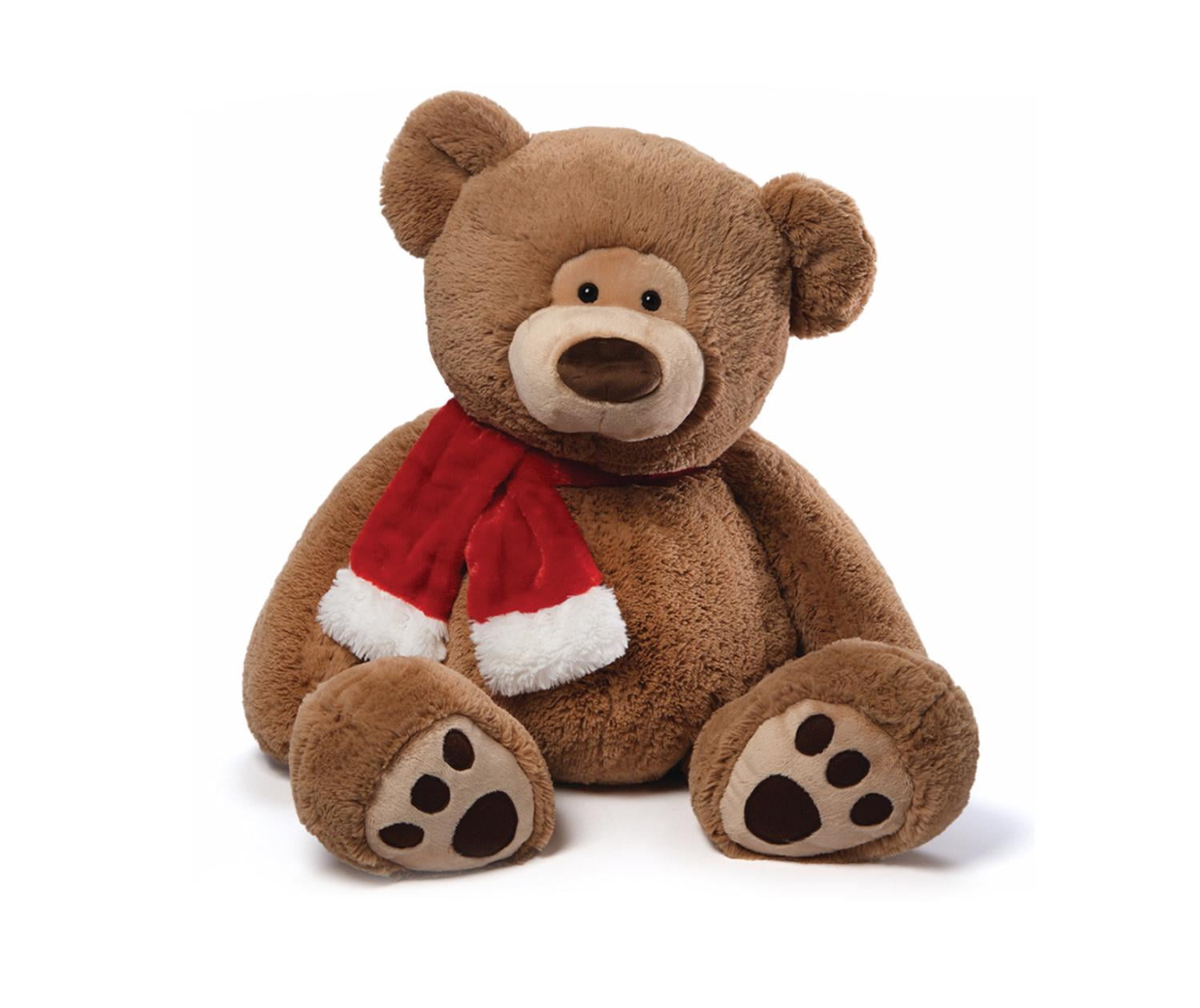 33 Jumbo Soft Silky Plush Tassel Brown Teddy Bear 