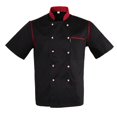 thumbnail image 2 of Chaqueta Unisex, Chaqueta de Panadero con Cuello Alto, Cocina, Hotel, Ropa , Catering de Fácil atención, , Chaqueta de Trabajo L Yinane Chef Jacket Uniform, 2 of 8