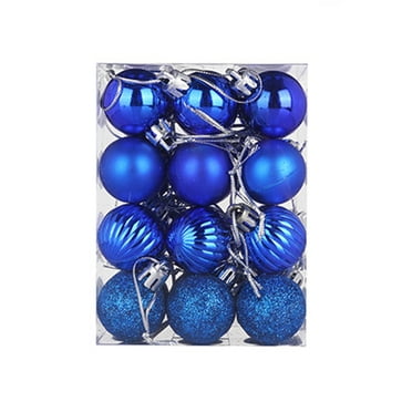 30 Pieces of Assorted Christmas Ball Ornaments Shatterproof Seasonal ...
