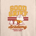 thumbnail image 3 of Peanuts - Good Grief Academy - Women's Lightweight French Terry Long Sleeve Shirt, 3 of 6