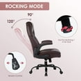 thumbnail image 4 of BestOffice Ergonomic Office Chair, Lumbar Support, Rolling Swivel for Men, Women(Brown), 4 of 7