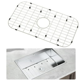 SKYSHALO Sink Protector Grid For Kitchen 28.5 x15.6 Stainless Steel Drain Rack Walmart