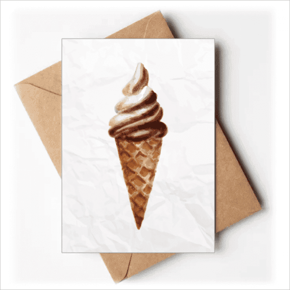 Brown Chocolate Sweet Ice Pattern Greeting Cards You are Invited Invitations
