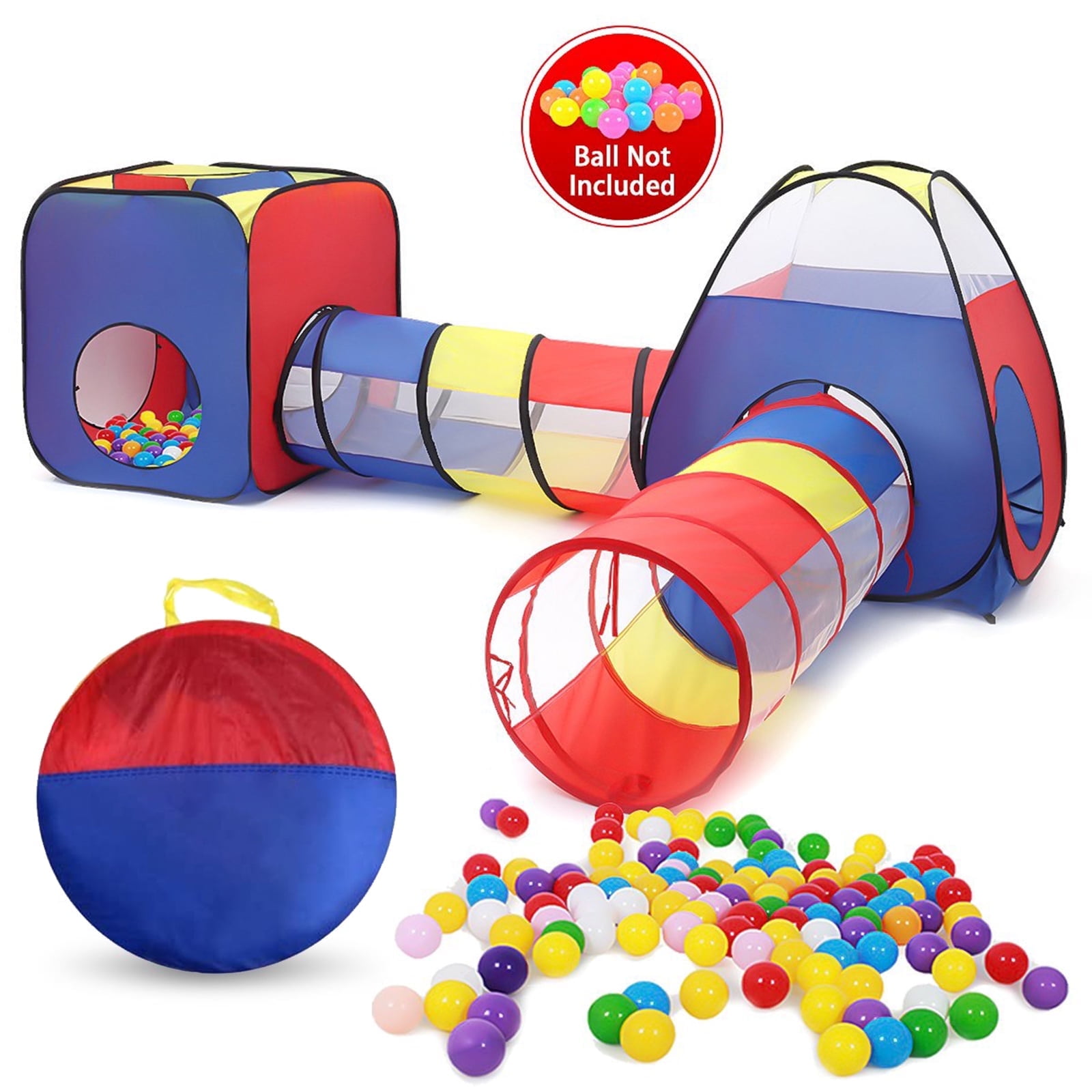 Yexmas 4-in-1 Pop-Up Play Tent and Tunnel Set photo 1