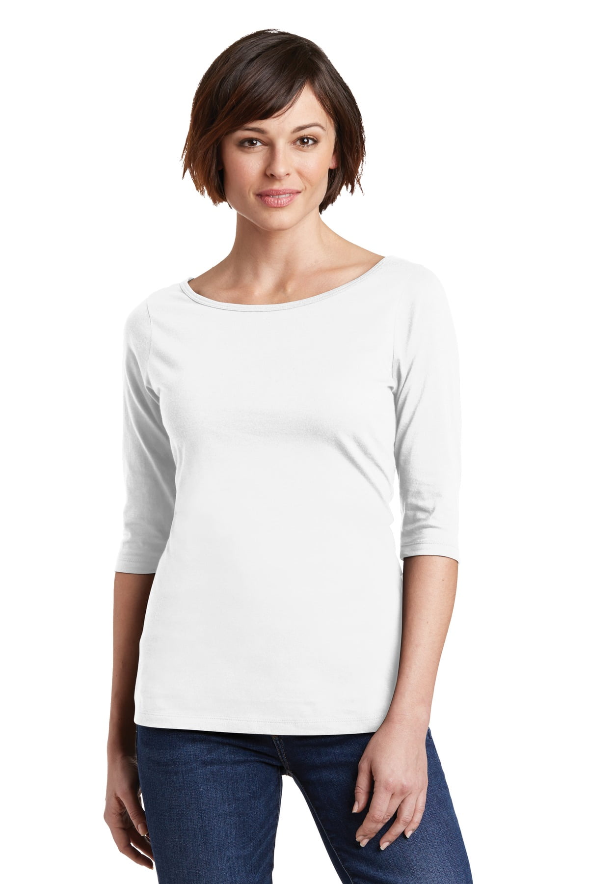 white shirt with elbow length sleeves