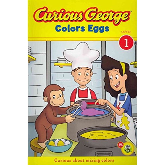 Pre-Owned Curious George Colors Eggs: An Easter and Springtime Book for Kids (Paperback) 0547315856 9780547315850