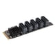 thumbnail image 5 of Adaptador SATA, M.2 a SATA3.0 Riser SAT HDD Tarjeta de expansión PC Eto SATA Riser Card optimizada para la excelencia, 5 of 8