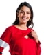 thumbnail image 3 of Blusa Maternidad y Lactancia Cómoda Ropa Embarazo Blusa Mujer Manga 3/4 Casual Color Rojo Almacenes Mario SA de CV Ray 4501, 3 of 4