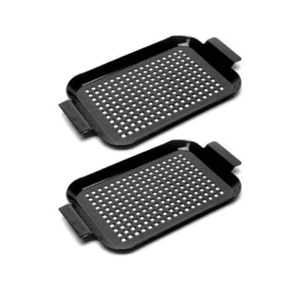 Grille de Cuisson Charcoal Companion Enduite de Porcelaine, Lot de 2