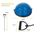 thumbnail image 2 of Entrenador de equilibrio Tayga 58cm Color Azul con dos agarres y Bomba para Inflar., 2 of 5