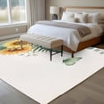 thumbnail image 4 of 8'x10' Area Rugs, Spring Sunflower Indoor Outdoor Area Rug for Living Room Bedroom, Garden Botanical Leaves Butterflies Washable Bathroom Rugs Kitchen Floor Carpet Mats Home Decor Aesthetic, 4 of 8