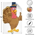 thumbnail image 2 of GZHJMY Thanksgiving Turkey Bird Pilgrim Hat Kitchen Dish Towel Set, Drying Kitchen Towels Tea Towels Gift Set for Drying Cleaning Cooking Baking 4Pcs, 2 of 6