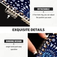 thumbnail image 3 of FORMRS 1-Subject Spiral Notebook 8" x 5" College Ruled 60 Refillable Sheet A5 Hard Cover, 2 Pack, Blue Fireworks Pattern, 3 of 7