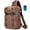 A8019 Brown, variant on Sling Bag for Men Canvas Large Chest Bags Crossbody Bag with USB Charging Port for Travel Daily Work(A8019 Black)
