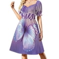 thumbnail image 2 of Believe ~ Purple Pastel Butterfly Sleeveless Dress dress summer 2024 women luxury woman party dress evening dresses luxury 2024, 2 of 7