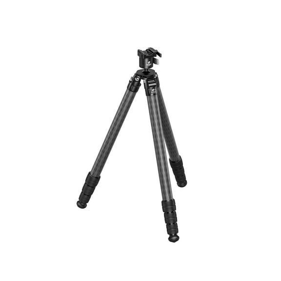 Leofoto SA-404CLX/MA-40X Outdoors Tripod w/ Rapid Lock Ballhead, Black