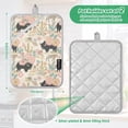 thumbnail image 6 of Yayeee Pot Holders Kitchen Heat Resistant with Pockets 7"x9.8" Cotton Oven Cooking Hot Pads, West Wild Pattern, 6 of 7