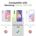 thumbnail image 2 of JETech Matte Case for Samsung Galaxy A54 5G 6.4-Inch, Frosted Translucent Back Protective Slim Phone Cover, Anti-Fingerprints (Frosted Clear), 2 of 6