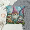 thumbnail image 2 of Chilfamy  Happy Easter Gnome Cute Funny  Decorative Throw Pillow Cases Sofa Cushion Covers for Couch Bedroom Living Room Car Home Decor，Multi-Size, 2 of 5