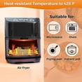 thumbnail image 2 of 100pcs Air Fryer Disposable Parchment Paper Liner Oil-proof Paper Tray Non-stick Baking Mat Air Fryer Accessories Square, 2 of 3
