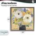thumbnail image 4 of Stupell Industries Shabby Chic Stay Strong Have Faith Gray Floating Frame Canvas Art, 25 x 25, by Suzanne Nicoll, 4 of 8