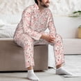 thumbnail image 7 of Sikiie Pig Mens Pajama Set, Soft Warm Long Sleeve Sleepwear, Cozy Button-Down Pjs for Men-Medium, 7 of 7
