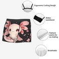 thumbnail image 6 of JUNZAN Cute Axolotl Sakura Blossoms Mens Underwear Boxer Briefs for Men’s-X-Large, 6 of 7