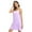Purple, variant on Women's Nightgown Spaghetti Strap Ruffles Hem Sleepwear Scoop Neck Loose Nightwear Soft Sleeping Dress,Women's Slip Night Dress,S-2XL,Purple