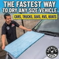 thumbnail image 2 of Chemical Guys MIC199602 Woolly Mammoth Microfiber Dryer Towel (36" x 25") Safe for Cars,Trucks, SUVs, RVs, Motorcycles, Home, Pets, Messes, (2 Pack) Blue, 2 of 6