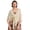 Ivory White, variant on Women's Lightweight Knit Shawl Wrap, Triangle Scarf with Pull-Through Loop, Soft Boho Cover-Up for Dresses, Travel and Evening Wear