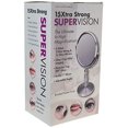 thumbnail image 4 of Floxite Dual Sided 1X And 15X Vanity Mirror, Brushed Nickel, 4 of 4