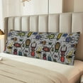 thumbnail image 2 of Rateoe Long Body Pillow Cover, 20x54 Inches Body Pillow Cases, Soft Brushed Microfiber Zipper Design, Bright Insects -Pillows Not Included, 2 of 7